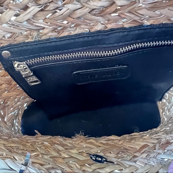 STEVE MADDEN STRAW TOTE BASKET BEACH BAG DOUBLE HANDLES GUITAR STRAP - Picture 7 of 9